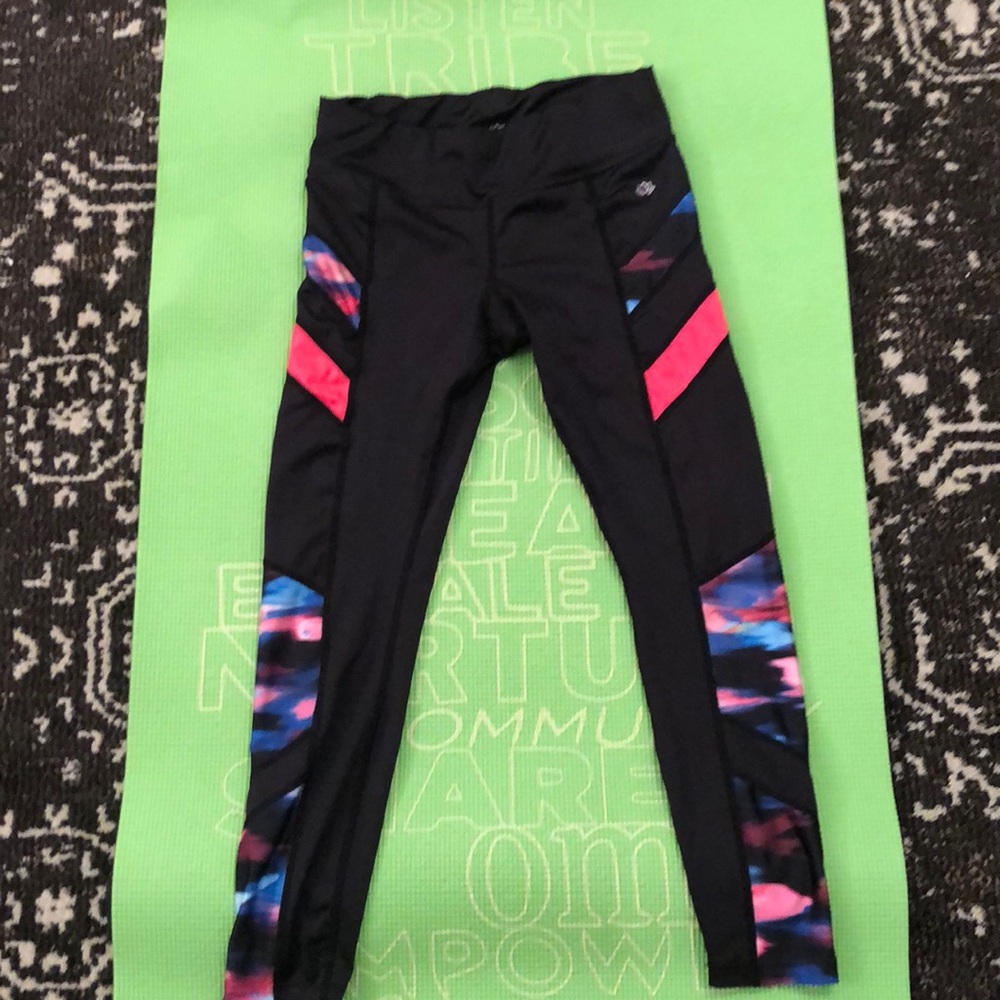 Pink lotus leggings